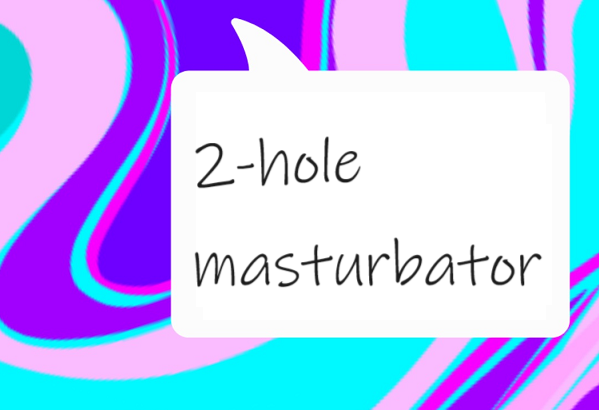 2-hole masturbator